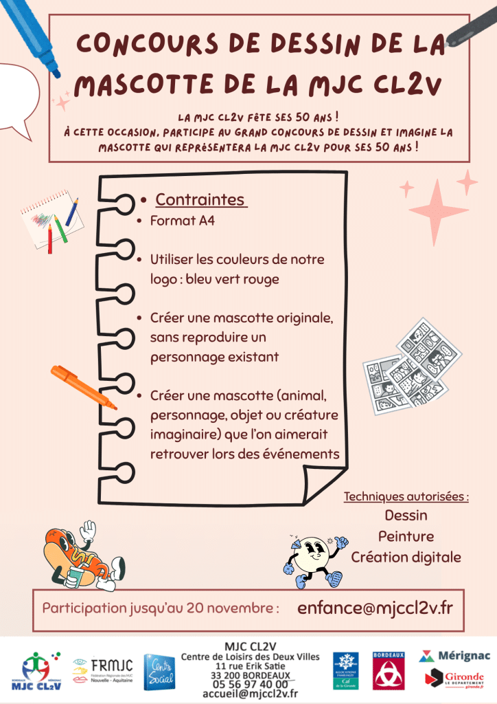 mascotte affiche